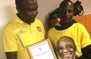 A man saves a young boy in sejwetla