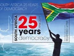 Stamp to mark 25 years of democracy